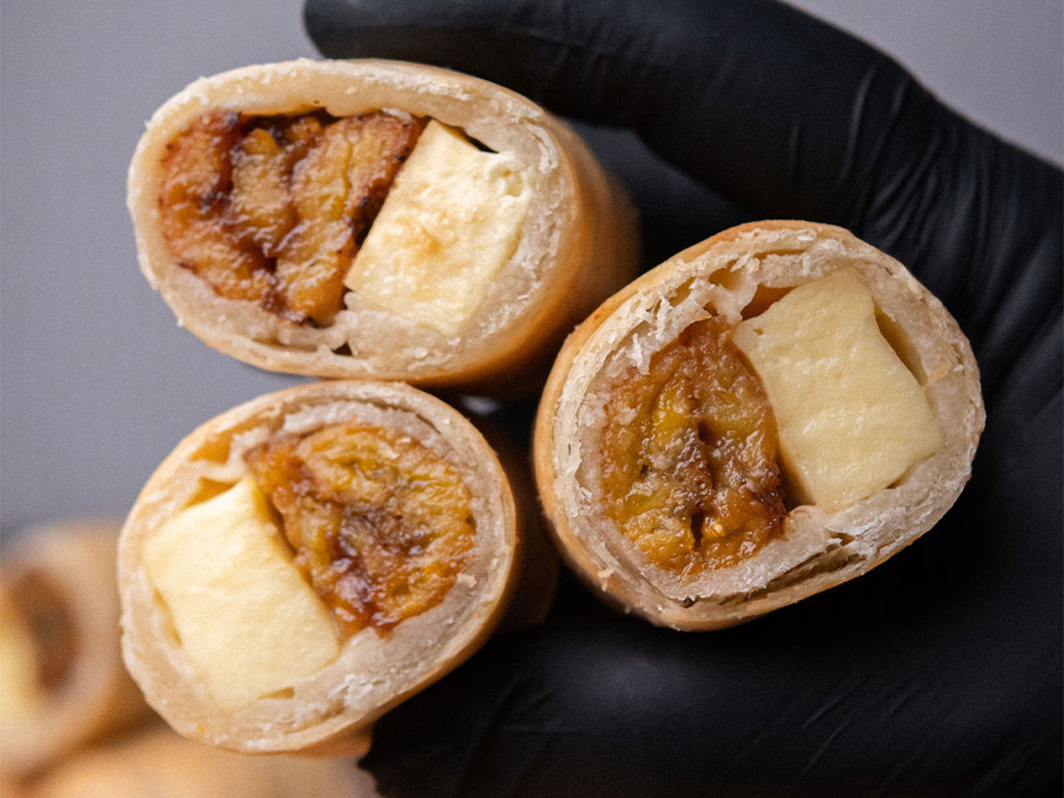 Tequeños de Platano y Queso